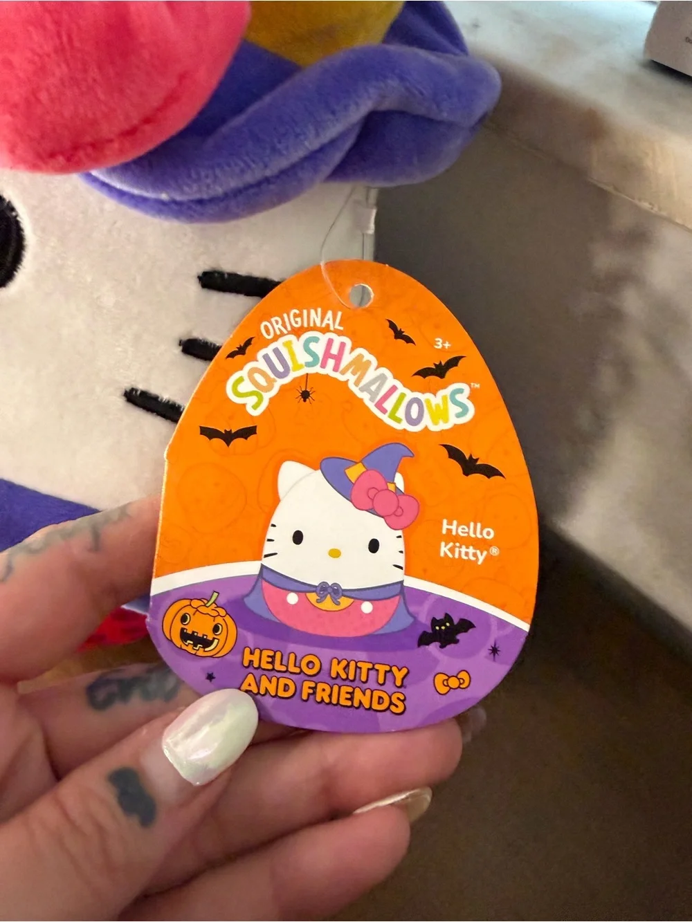 Hello kitty plush squishmallow witch new Halloween plush hello kitty